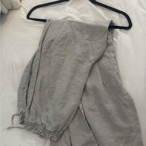 ZARA Gray Linen Pants